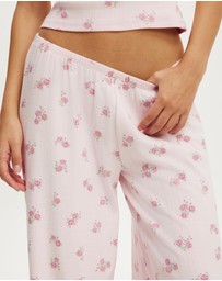 Cotton On Body - Dreamy Soft Pointelle Wide Leg Pant
