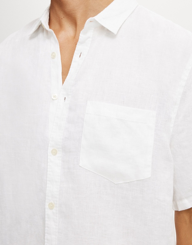 Cotton On - Relaxed Linen Short Sleeve Shirt