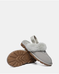 EVERAU - Australian Shepherd Ugg Waffle Plus Cow Suede Upper House Shoes