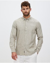 Staple Superior - Hamilton Linen Blend LS Shirt