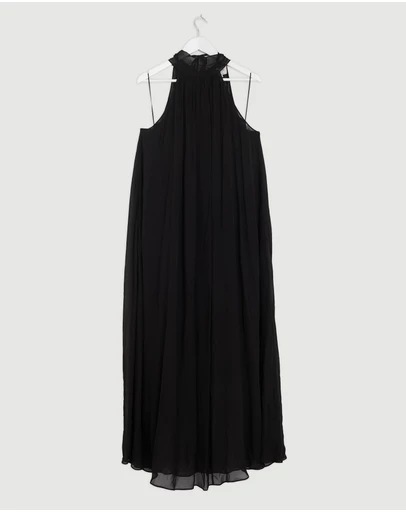 Revibe - Repaired Minima Esenciales Reese Tie Back Maxi Dress - AU 12