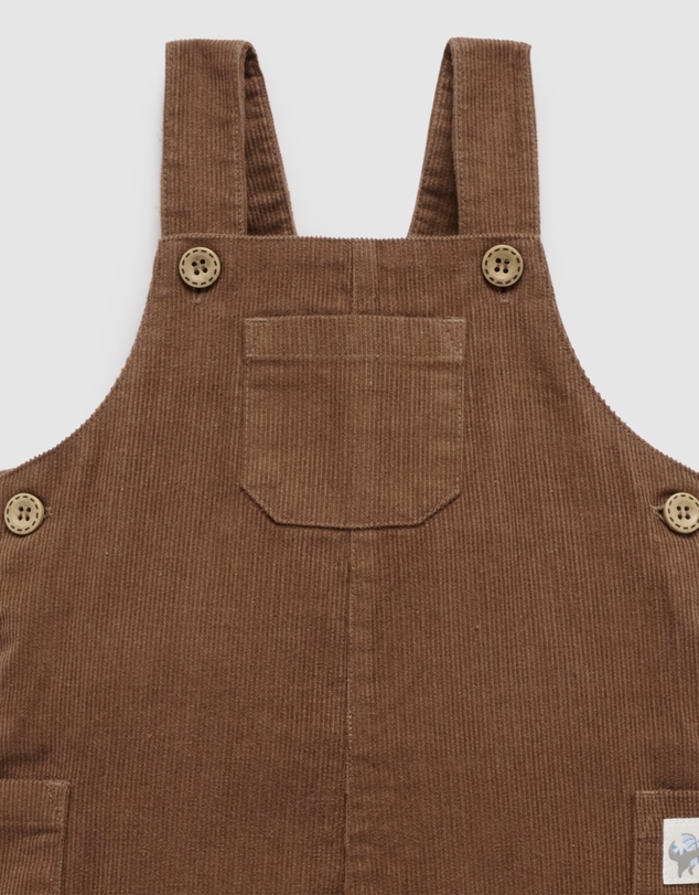 Purebaby - Corduroy Overall -Kids-Babies