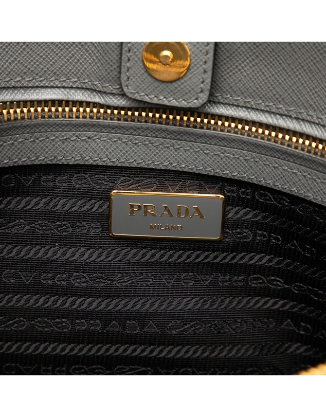 Pre-Loved by Azura Reborn - Pre-Loved Medium Bicolor Saffiano Lux Galleria Satchel