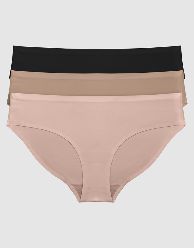 Parfait - 3 Pack Seamless Low-Rise Hipster Brief