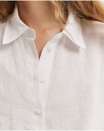 Country Road - Organically Grown Linen Short Sleeve Shirt