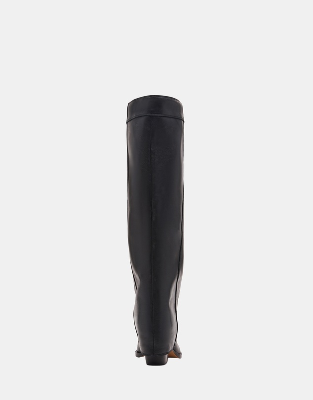 Steve Madden - Winnick Black Leather Boots