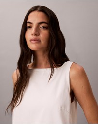 Calvin Klein Jeans - V-Neck Denim Shift Dress