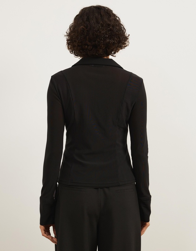 Atmos&Here - Willa Long Sleeve Mesh Shirt