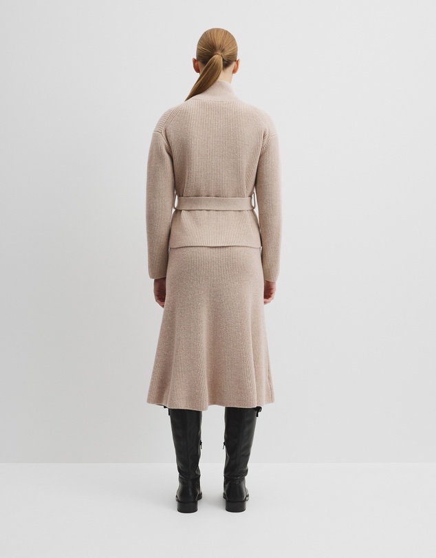 Country Road - Australian Cotton Blend Belted Knit Jacket