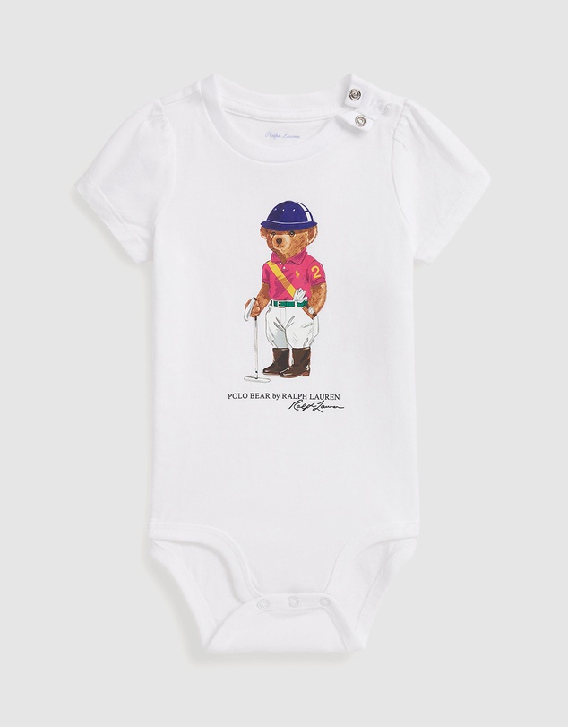Polo Ralph Lauren - Polo Bear Cotton Jersey Bodysuit - Babies