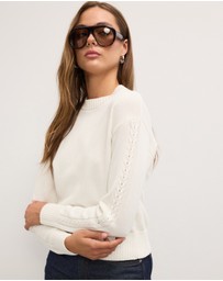 The Fated - Verona Braid Knit Jumper