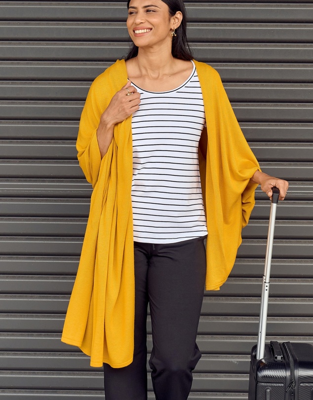 Bamboo Body - Bamboo & Recycled Cashmere Wool Travel Wrap 