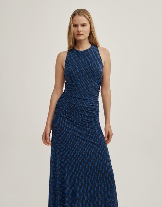 Witchery - Ruch Crew Neck Mesh Dress