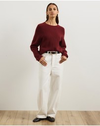 Atmos&Here - Saylor Crew Neck Soft Knit Jumper
