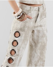 BY.DYLN - Archer Jeans Moss