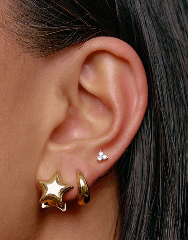 Arms Of Eve - Star Struck Gold Earrings