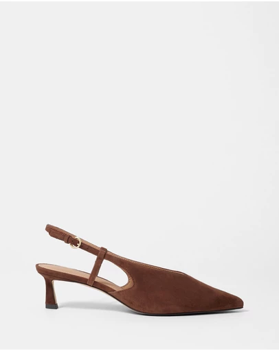 & Other Stories - Classic Leather Slingback Pumps
