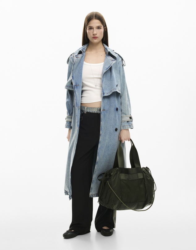 Desigual - Large nylon shopper bag