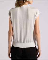 David Lawrence - Alba Shimmer Knit Tee
