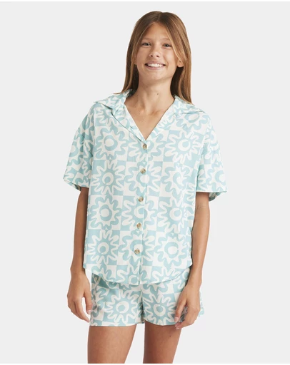Billabong - Girls 8 to 16 Lost On You Short Sleeve Shirt