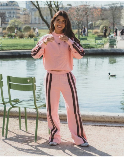 Araminta James - AJ Logo Stripe Trackpants