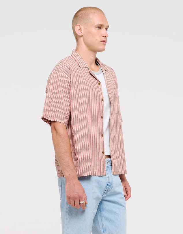 Abrand - Bobby Stripe Camp Shirt