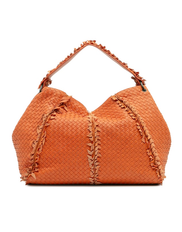 Pre-Loved by Azura Reborn - Pre-Loved Large Nappa Intrecciato Franges Hobo