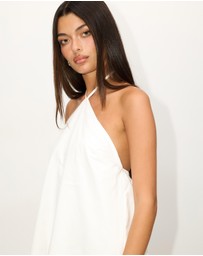 Dazie - Cosmopolitan Halter Mini Dress
