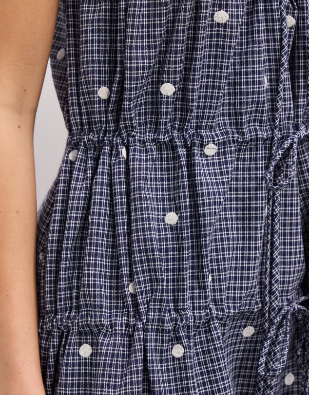 The Fated - Macey Tie Front Mini Dress