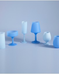 porter green - stegg | silicone unbreakable highball glasses