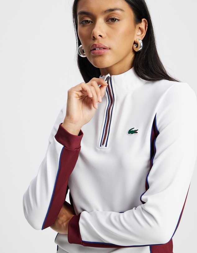 Lacoste - Heritage Quarter Zip Sweat