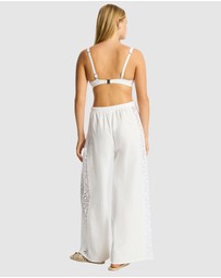 Sea Level Australia - Shore Linen Panelled Beach Pant