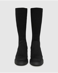Belle & Bloom - Tokyo Lights Rib Sock Boot