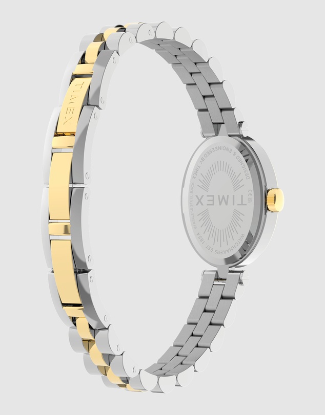 TIMEX - Cavatina® 19mm Crystal Dial Stainless Steel Bracelet Watch