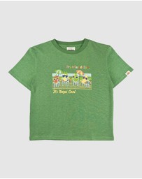 Banabae - Fruit Salad Club Hemp Kids Tee - Apple Green