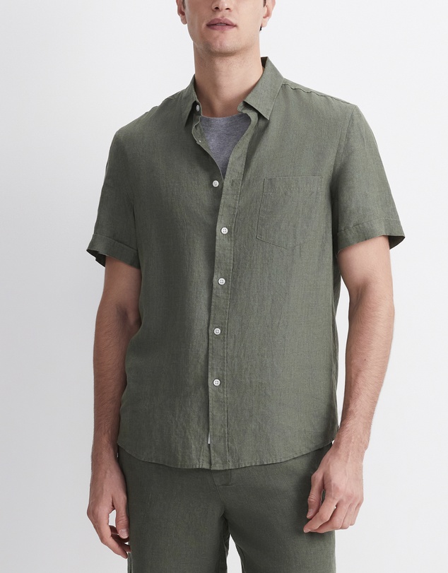 Sportscraft - Short Sleeve Delave Linen Shirt