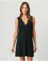 UNE PIECE - Lace Trim Modal V-Neck Nightie