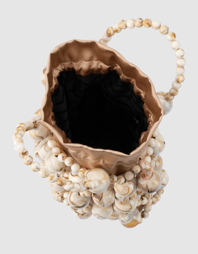 Olga Berg - Sammy Beaded Cage Bag