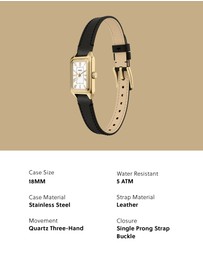 Fossil - Raquel Black Analogue Watch