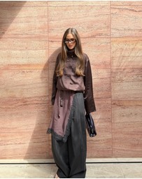 Lover - Sienna Contrast Satin Tailored Pants