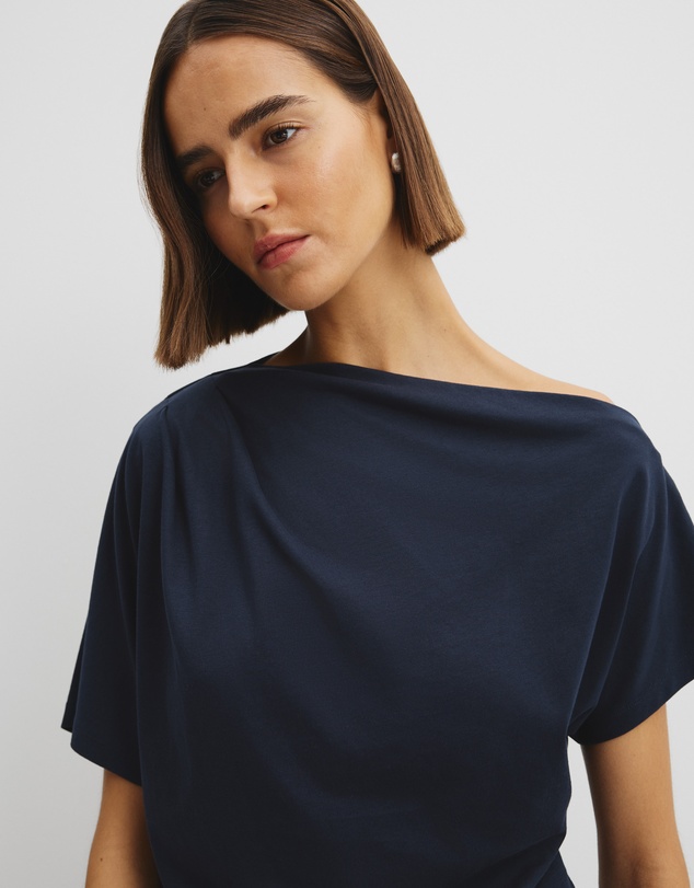 Country Road - Australian Cotton One Shoulder T-shirt