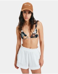 Roxy - Womens What A Vibe Elastic Waist Shorts