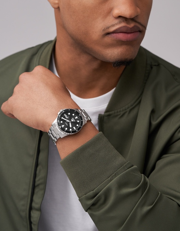 Fossil - Fossil Silver Tone Analogue Watch