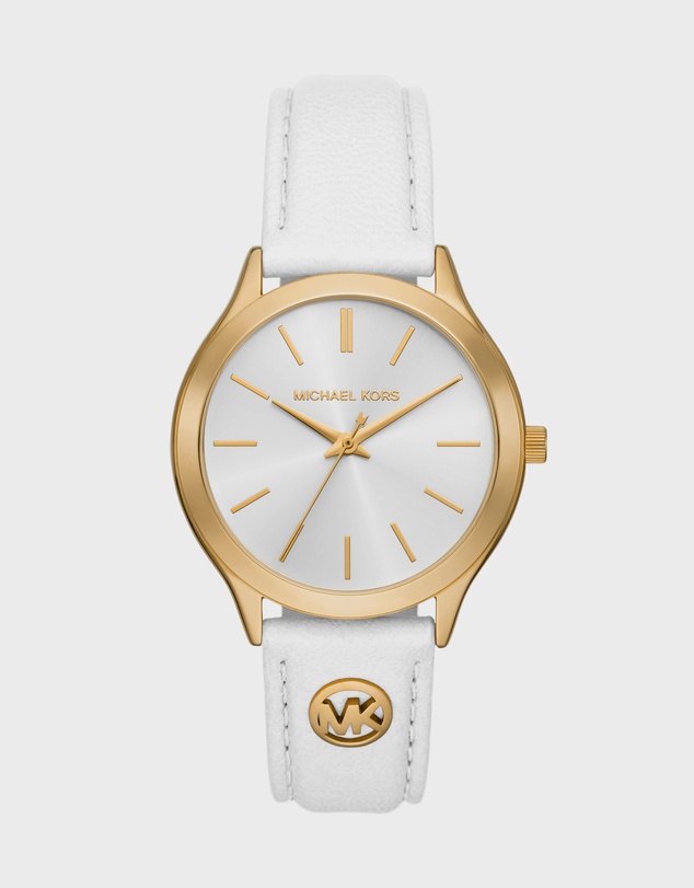 Michael Kors - Slim Runway White Analogue Watch