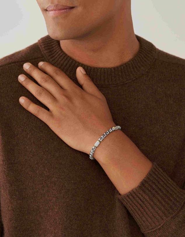 Fossil - Fossil Jewelry Two Tone Bracelet JF04138998
