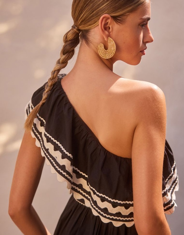NEXT - One Shoulder Rik Rak Summer Dress