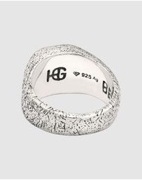 Haze & Glory - ICONIC EXCLUSIVE - Ring Men Earthly Turquoise Signet 925 Sterling Silver