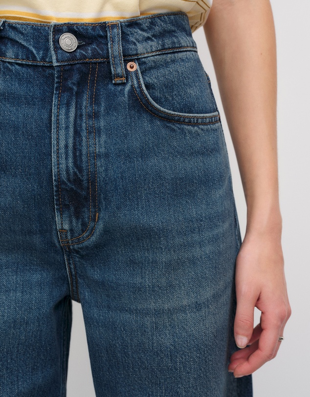 Reformation - Cary High Rise Slouchy Wide Leg Jeans