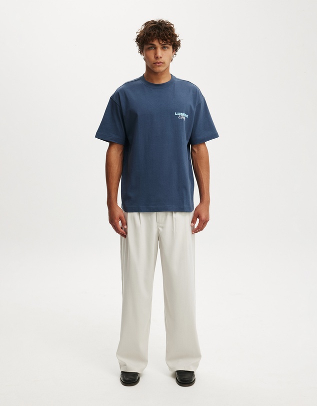 Cotton On - Box Fit Text T-Shirt