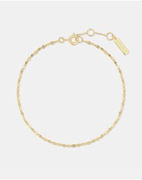 Ania Haie - Gold Textured Chain Bracelet